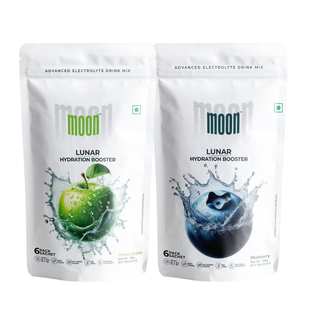 Moon Lunar Green Apple and Lunar Blueberry Combo Hydration Booster